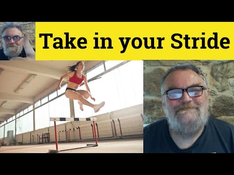 What does it mean to take setbacks in stride?