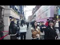 seongsu dong cafe street walking tour. seoul city korea 4k city tour