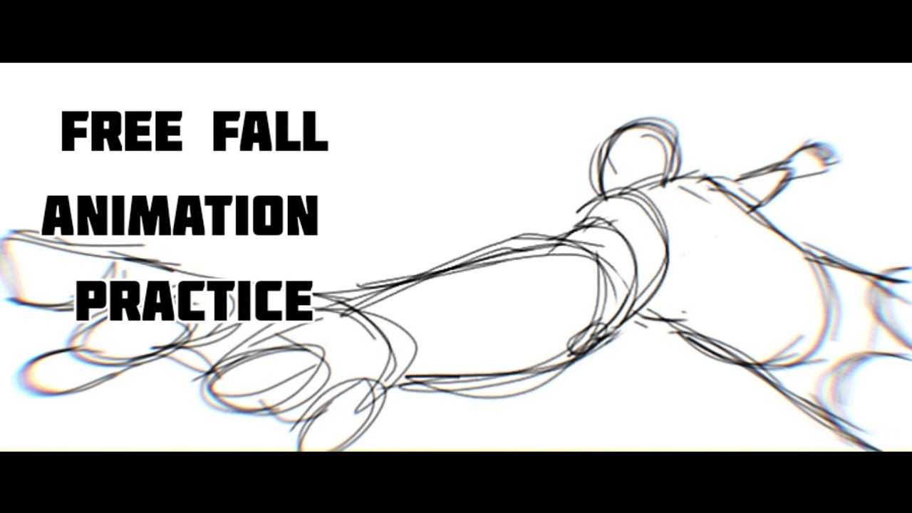 Free Fall Animation Practice Ibispaintx Youtube