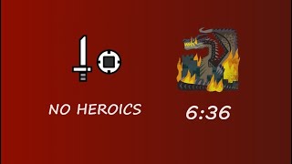 MHWI 黑龍 片手劍 6:36 非火事場/ Fatalis SnS no heroics