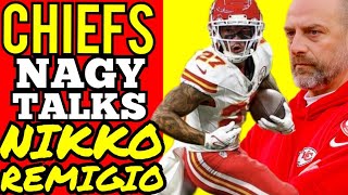 Matt Nagy on Nikko Remigio: Kansas City Chiefs News Today