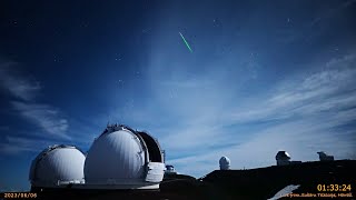 ハワイ・マウナケア星空ライブカメラ 2023年6月6日UTの流星ダイジェスト/Meteors over Maunakea, Hawaii, 6 June 2023 UT