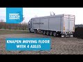 KNAPEN moving floor with 4 axles