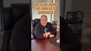“You can’t be arrested without proof”… actually, yes you can. 👀 #arrested #criminallaw