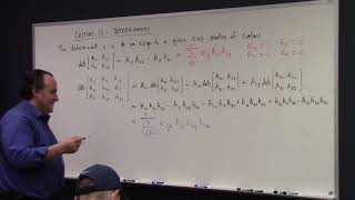 Applied Linear: Determinants defined, basic calculations, 2-27-26