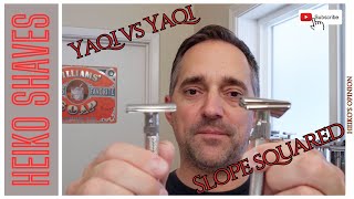 Yaqi Squared - Yaqi Slant razors compared