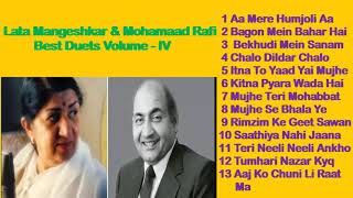 Lata Mangeshkar & Mohammad Rafi Best Duets Volume   IV