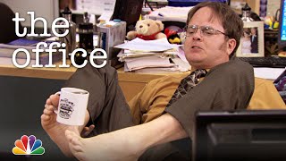 Dwight Only Uses His Feet - The Office