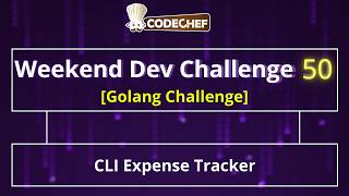 CLI Expense Tracker | Weekend Dev 50 | Golang Projects