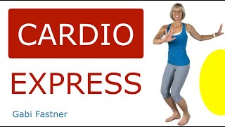 🌶️ 25 min. cardio express | kurz & intensiv | ca. 2600 Schritte und 200 Kcal verbrennen, ohne Geräte