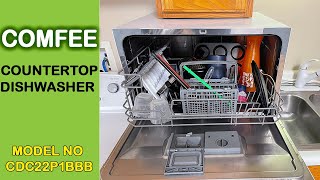 Comfee Countertop Mini Dshwasher Review |COMFEE CDC22P1BBB  Dishwasher