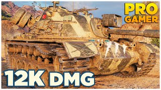 M48A5 Patton • 12K DMG • 10 KILLS • WoT Gameplay