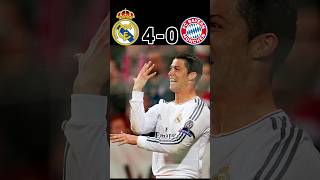 Bayern Munich vs Real Madrid UCL 2014 :Semi Final. aggregate 0-5. #football #cr7 #shorts #kross