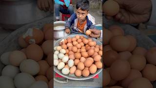 Cute Hardworking Boy Selling Boiled Egg in Bangladesh #foodievai #shorts #boiledegg #egg #streetfood