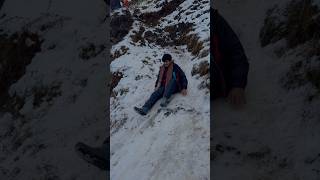 Lokhandi Snow Point || Snow Update ❄️🏔️🥶 #snowupdate #lokhandi #chakrata #shorts #uttarakhand