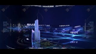 3D Power Grid Topology Map