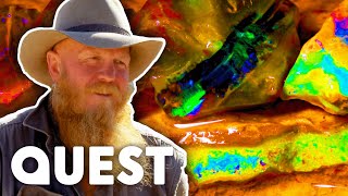 Parcel Of Black Opal Valued At Over $80K! | Outback Opal Hunters