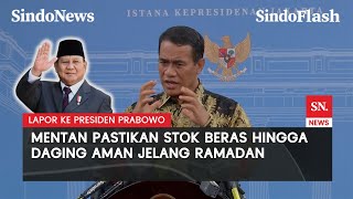 Dipanggil Prabowo, Mentan Amran Laoprkan Stok Pasokan Pangan Nasional | Sindo Flash