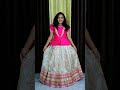 Kids pattu lehenga with maggam work blouse -9490990391 #viralvideo #fashion #chandu #kanchipattu