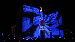 2013 萬金聖母教殿3D光雕秀 2013 3D light projecting show at WanJin Catholic Church