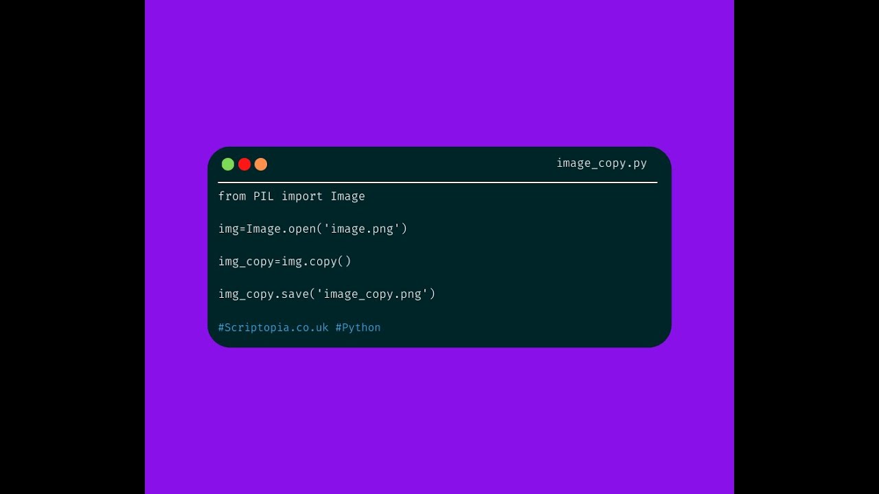 Python Pil Copy An Image Youtube