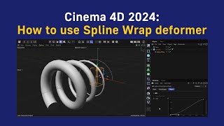Cinema 4D: How to use Spline Wrap deformer
