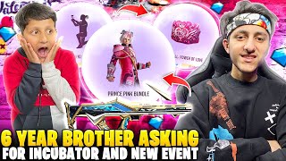 6 Year Brother Came To My House For New Incubator And Events 😍 10,000 Diamond 💎- Garena Free Fire