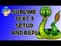 How to Setup Sublime Text 3 with Python and interactive mode - SublimeREPL