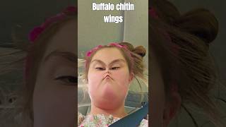 buffalo chitin wings had me dying #funny