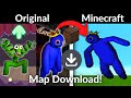 FNF VS Rainbow Friends Character Test & Friends to Your End | Minecraft Note Block MAP DOWNLOAD!