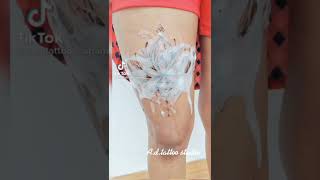 beautiful tattoo ❤️😍 ලස්සන ටැටු එකක් 🤩 #shorts #viral #tik_tok #super #tattoo #tattoo_girl #amazing