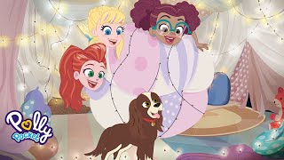 Polly, Lila, \u0026 Shani's BEST Sleepover Ever! | Polly Pocket™: Friendship Locket Adventures Ep. 1