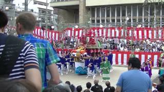 2016長崎くんち　油屋町・川船　中日　最後の最後の公会堂前　20161008 103822