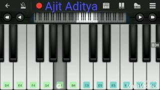 Baatein Ye Kabhi Na Tu Bhoolna ( from Khamoshiyan ) easy Mobile perfect piano tutorial