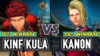 KOF XV ▰ KINF KULA (Vice/Hinako/Benimaru) vs KAN0N (Mature/Vice/Vanessa)