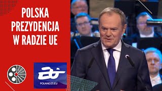 Donald Tusk: Gala otwierająca polską prezydencję w Radzie Unii Europejskiej