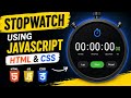 JavaScript Stopwatch Tutorial | Create a Working Stopwatch from Scratch