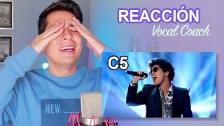 Reacción a la Voz Real de Bruno Mars en Vivo (Best Live Vocals) - Vocal Coach Reacciona | Vargott