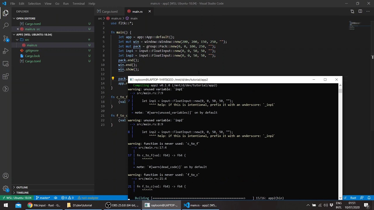 Fltk Rust Tutorial User Input Fltk Rust Tutorial User Input