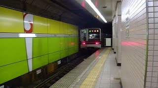 東京メトロ日比谷線　仲御徒町駅　東武20000系発車GO! 2015/01/12