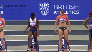 158 Dafne Schippers wins 60m Final   Glasgow 2016