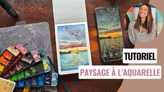 How to Paint a Seascape in Watercolor | Tutorial