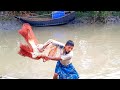 Net Fishing at Beautiful Canal। Amazing Net Fishing With Village canal | YouTube village Bangladesh.