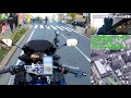 高速道路 日本最短区間（本線約35ｍ 4秒で走破）／ 高速本線ゼロメートル区間 気になるvlog.6【モトブログ・fz1 fazer gt・マルチ画面】