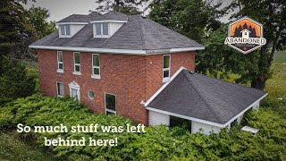 Large Abandoned Farmhouse built in 1884. Full of stuff! Explore #84