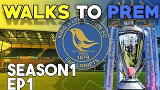 Football Manager 2020- first look at FM20-The journey begins-King's Lynn FC-Walks to Prem EP1