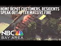 Customers, Nearby Residents Speak Out Following Massive San Jose Home Depot Fire