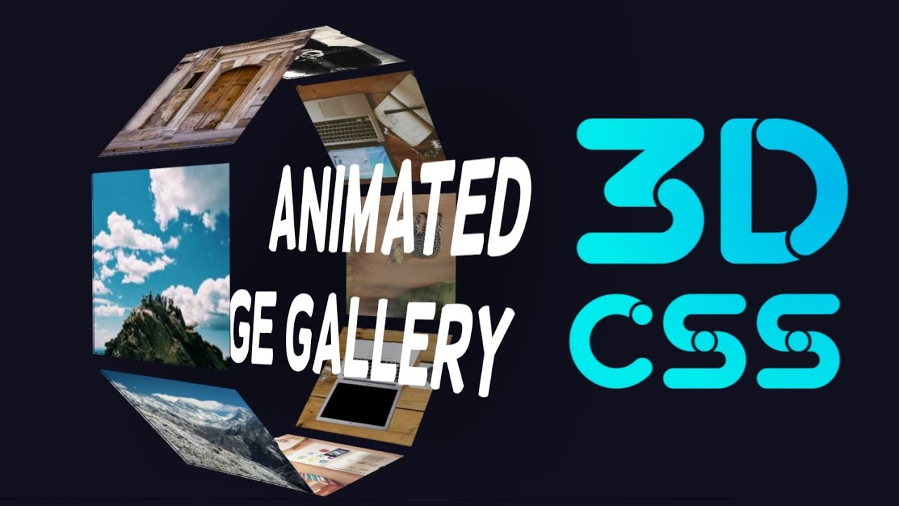 Css Only 3d Animated Rotation Image Gallery With Css Animation Only