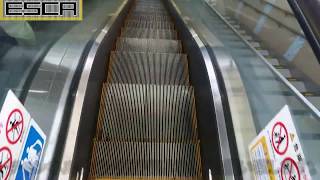 田園都市線 溝の口 下り線ホームからの南口エスカレーター 三菱製 Mitsubishi Escalator Tokyu Denentoshi line Mizonokuchi station