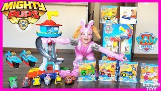 Kin Tin and The Paw Patrol Mighty Pups To The Rescue! Lookout Tower Pretend Play